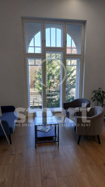 Spațiu birouri sau showroom Andrei Mureșanu 100 mp vilă terasă grădină 500mp