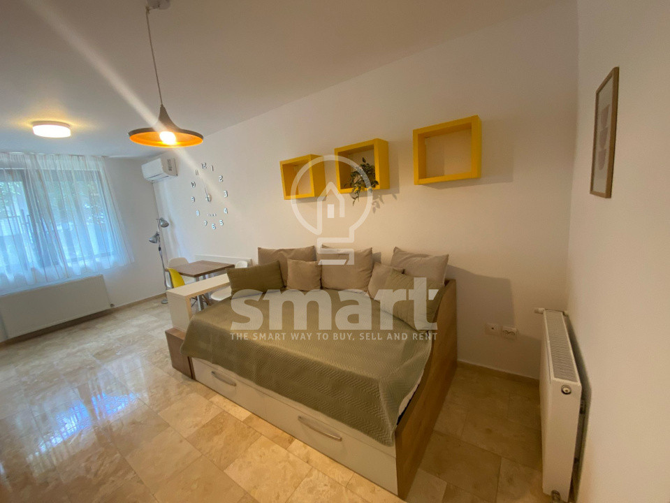 Apartament 1 cameră Hasdeu 20 mp mobilată utilată  aer condiționat