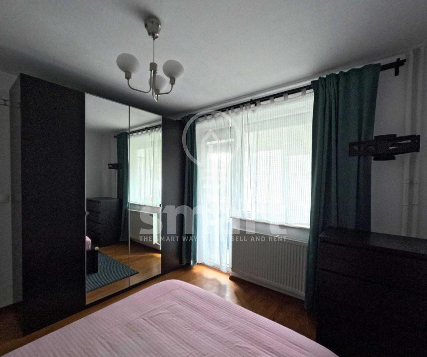 Apartament 2 camere zona centrală Parcul Central etaj 1 mobilat utilat