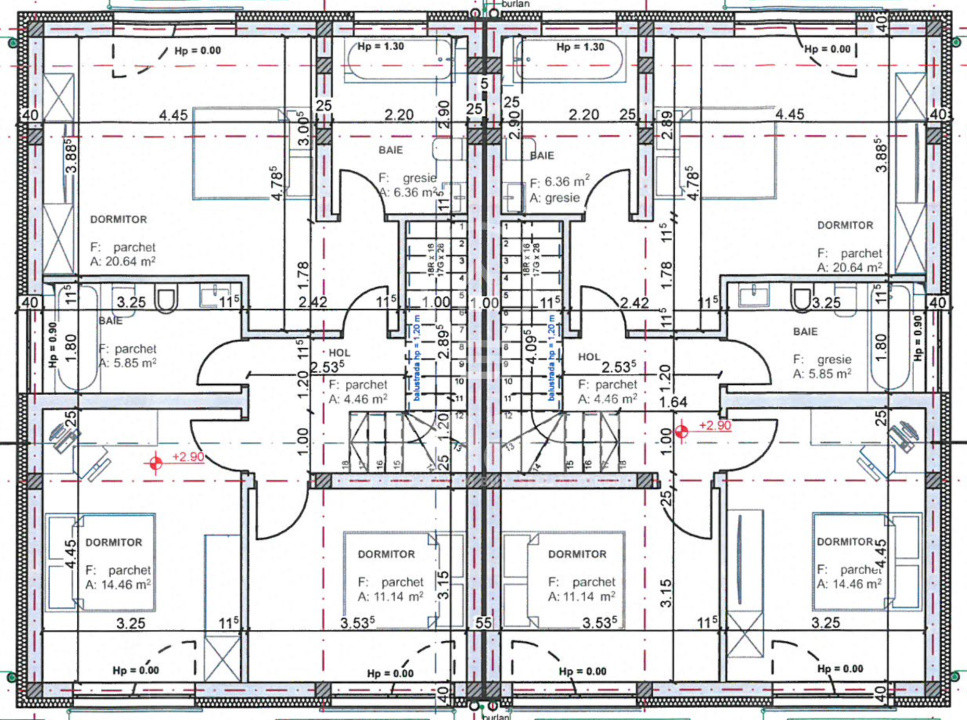 Duplex de vânzare Borhanci 