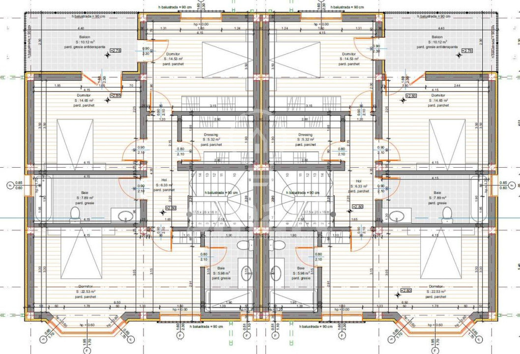 Casă duplex modernă de 168 mp utili teren 600 mp în satul Gheorghieni / Borhanci
