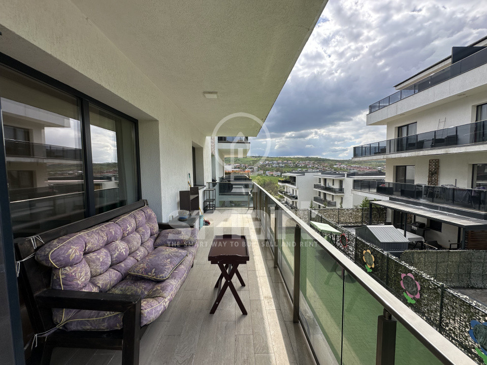 Apartament 2 camere cu terasa, parcare subterana Borhanci