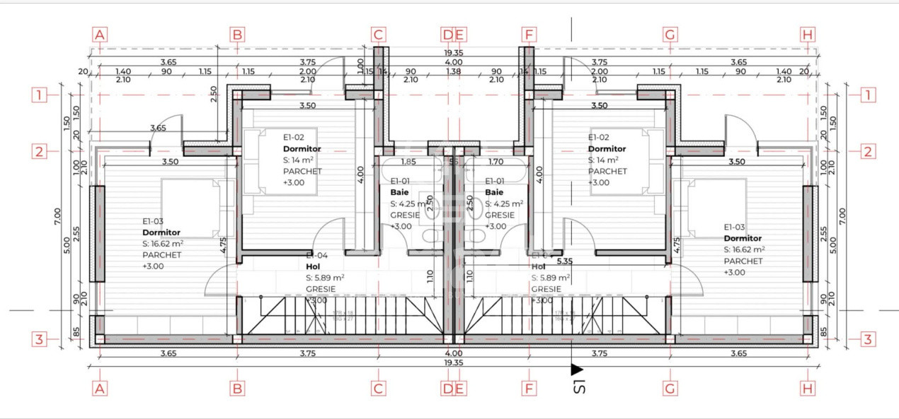 Vanzare duplex 115 mp utili curte 120 mp finisaje premium Buna Ziua 