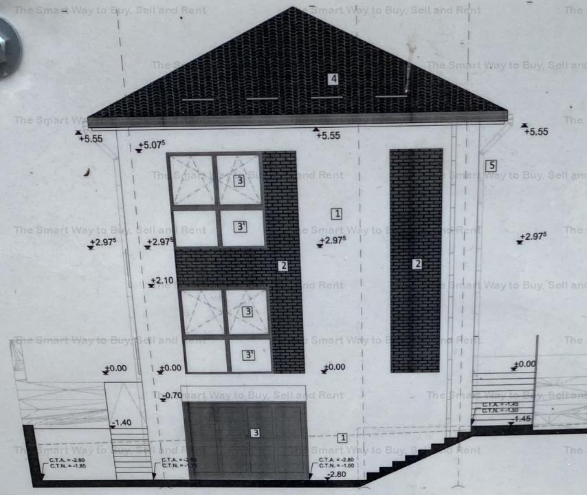 Casa individuala NOUA 200 mp Garaj Borhanci 0% Comision 