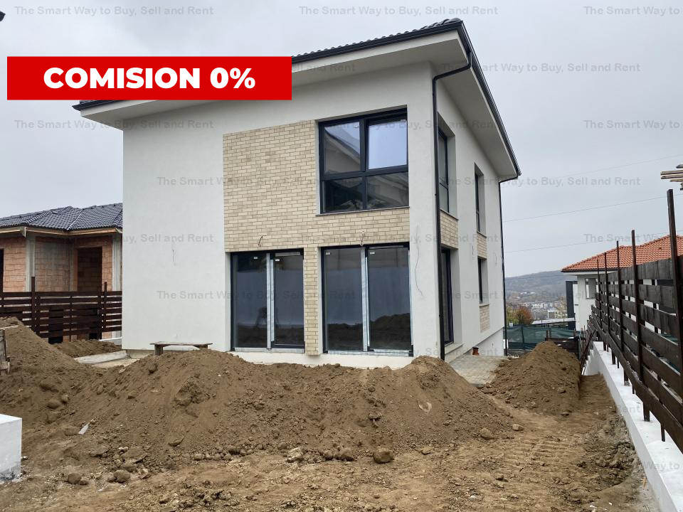 Casa individuala NOUA 200 mp Garaj Borhanci 0% Comision 