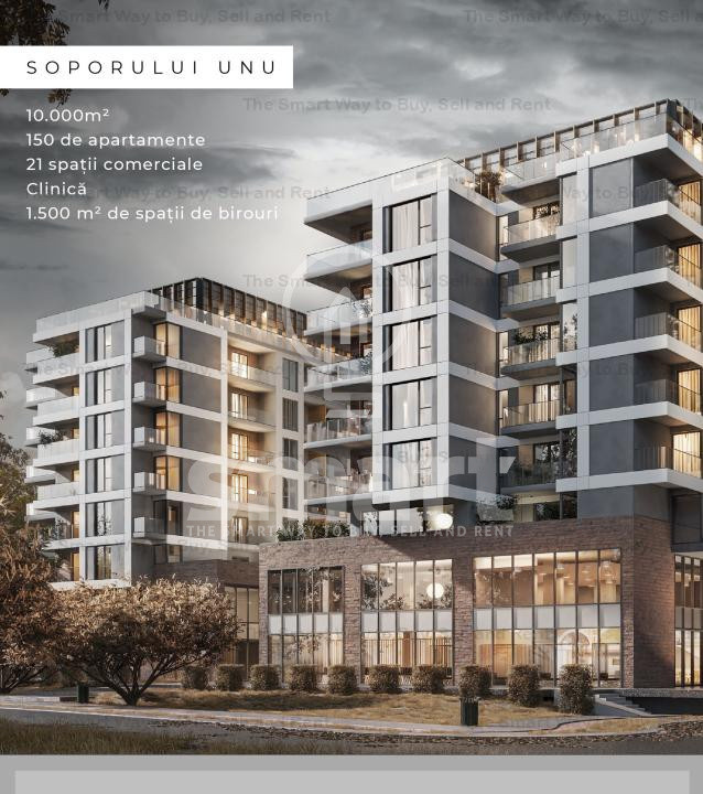 Apartament 2 camere cu terasa Sopor Iulius Mall 
