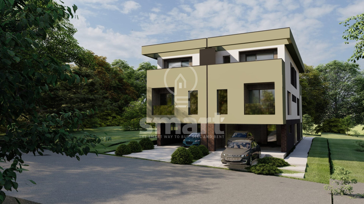 Vand teren autorizat cu 4 unitati locative 