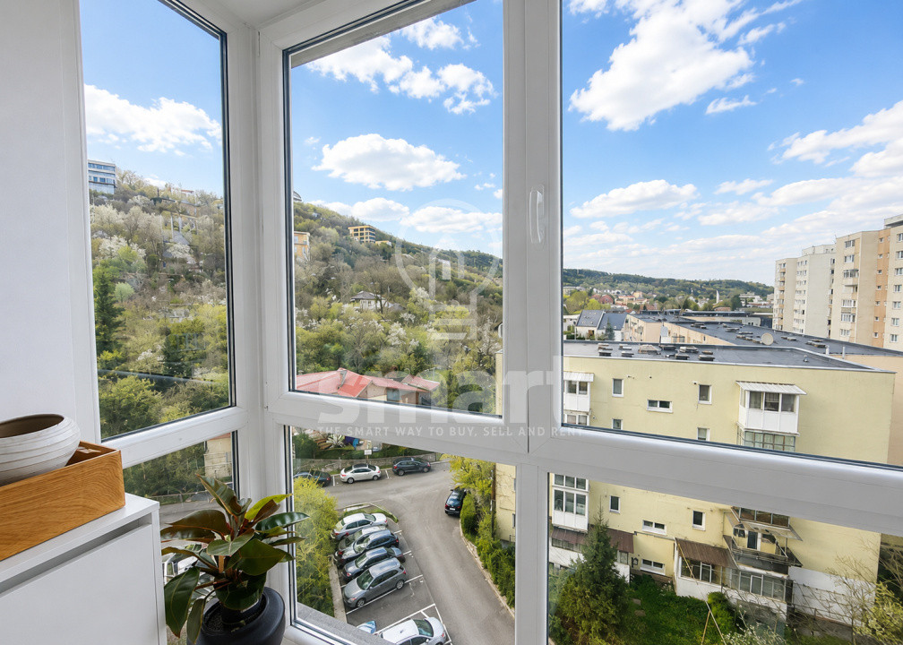 Apartament 2 camere panorama spre Someș etaj intermediar mobilat și utilat 