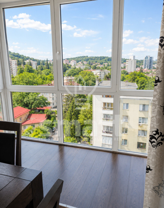 Apartament 2 camere panorama spre Someș etaj intermediar mobilat și utilat 