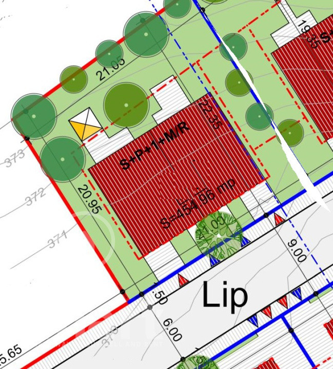 Vand teren deosebit pentru constructie duplex in Dambu Rotund 