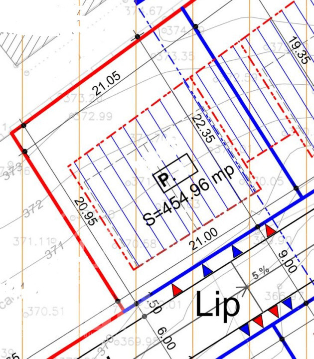 Vand teren deosebit pentru constructie duplex in Dambu Rotund 