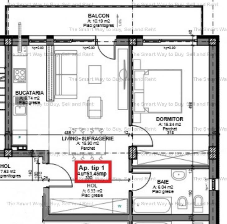 Apartament 2 camere la cheie BLOC NOU Borhanci