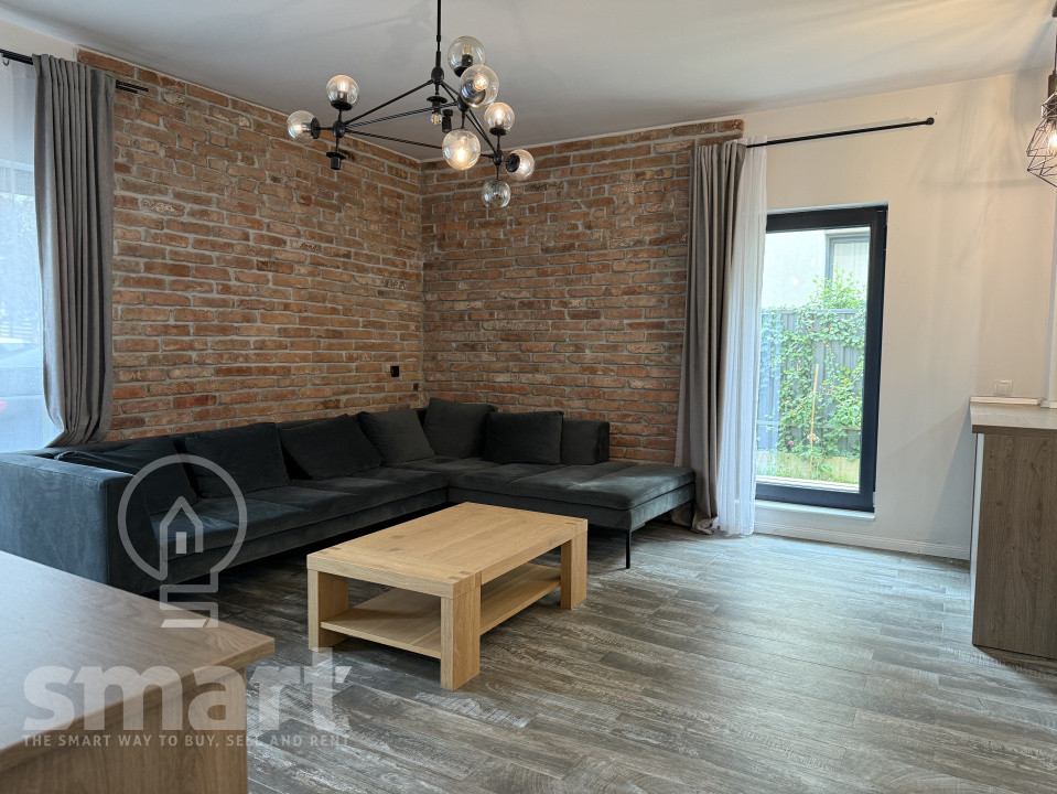 Apartament 2 camere cu gradina si parcare Borhanci