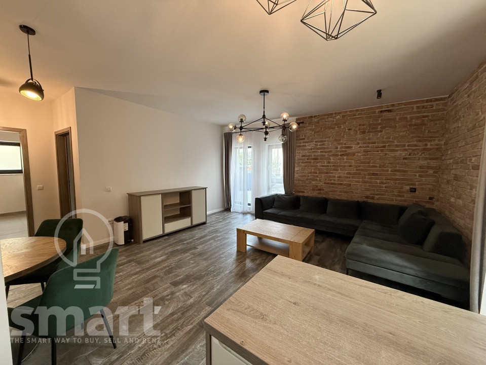 Apartament 2 camere cu gradina si parcare Borhanci