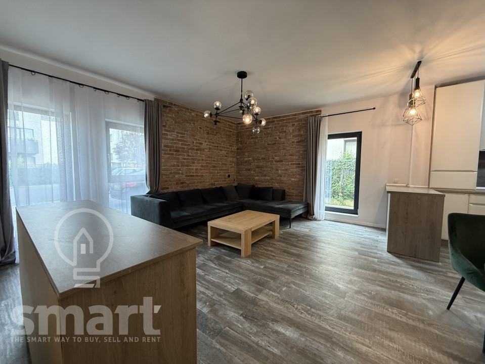 Apartament 2 camere cu gradina si parcare Borhanci