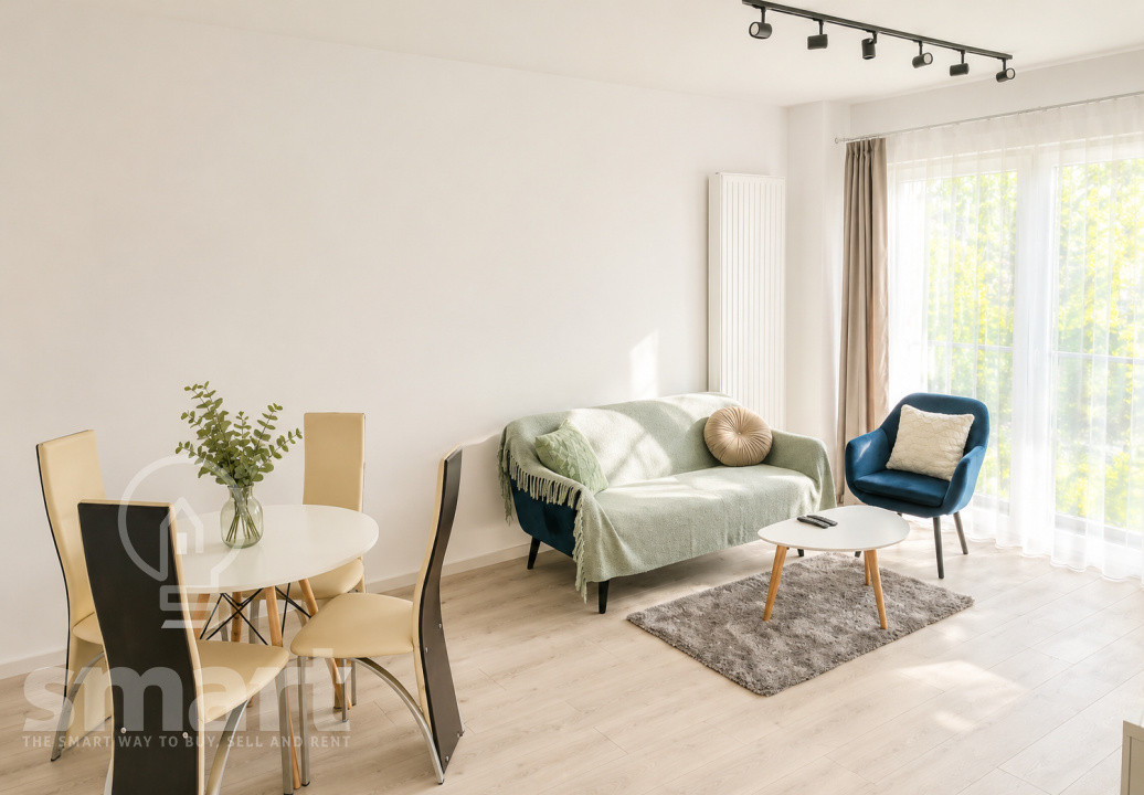 Apartament 2 camere de inchiriat Bună Ziua Terasă 15 mp Etaj 1