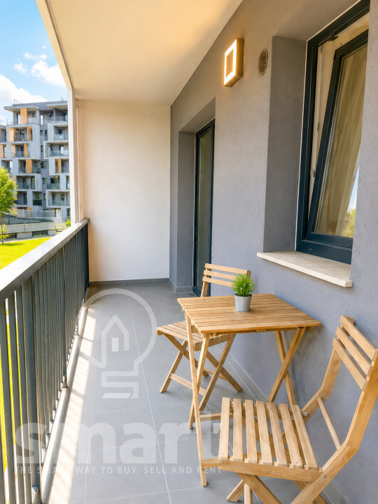Apartament 2 camere de inchiriat Bună Ziua Terasă 15 mp Etaj 1