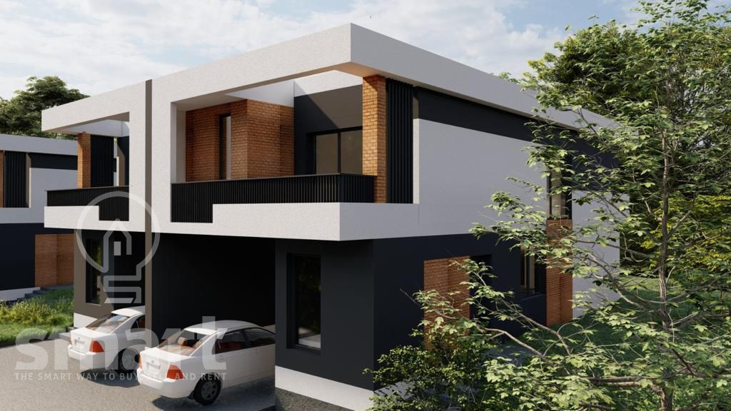 Teren cu autorizație de construire de vanzare pentru duplex Chinteni panoramă 