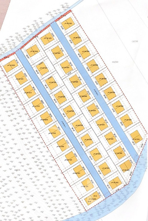 Teren cu autorizație de construire de vanzare pentru duplex Chinteni panoramă 