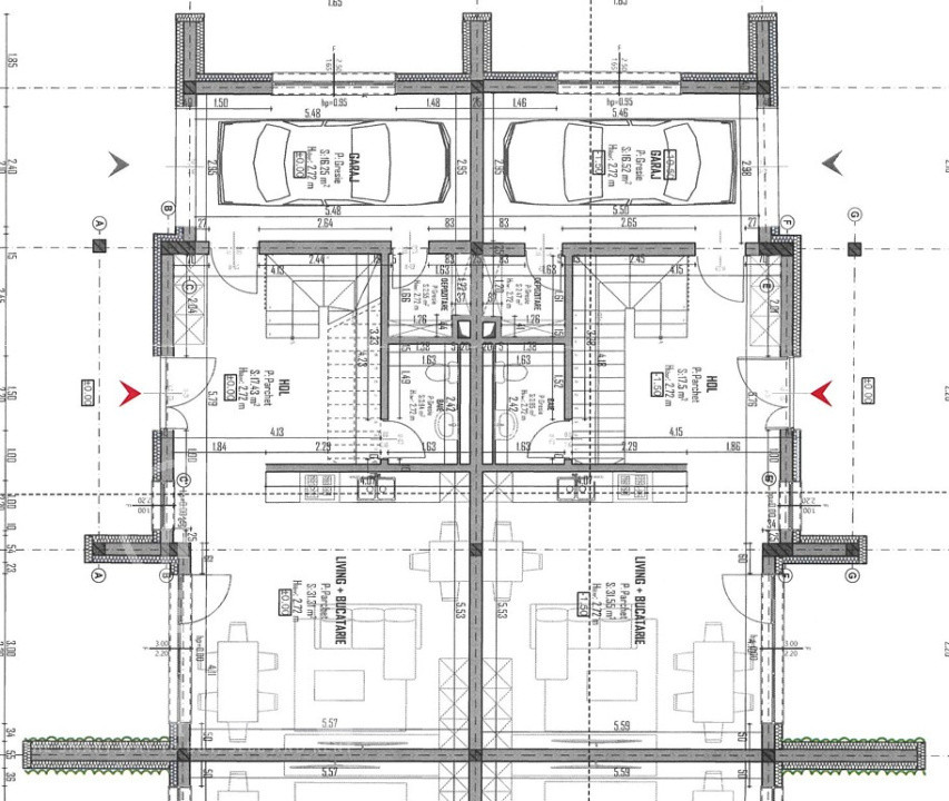 Duplex de vanzare 4 camere 142 mp utili 260 mp teren Manastur zona Campului