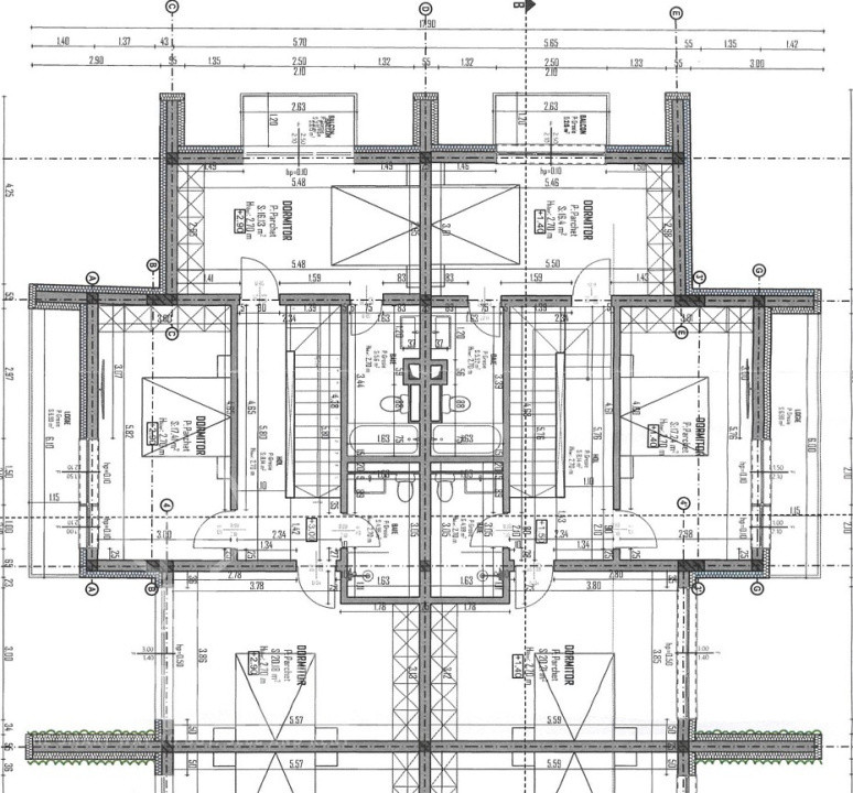 Duplex de vanzare 4 camere 142 mp utili 260 mp teren Manastur zona Campului