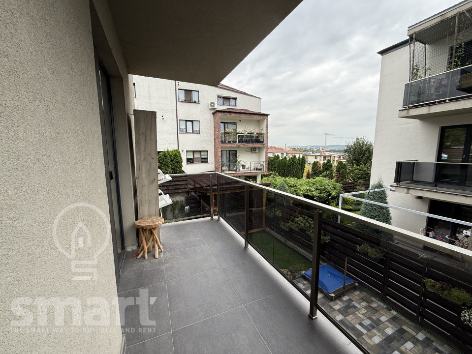 Apartament 2 camere LUX cu terasa si garaj Borhanci