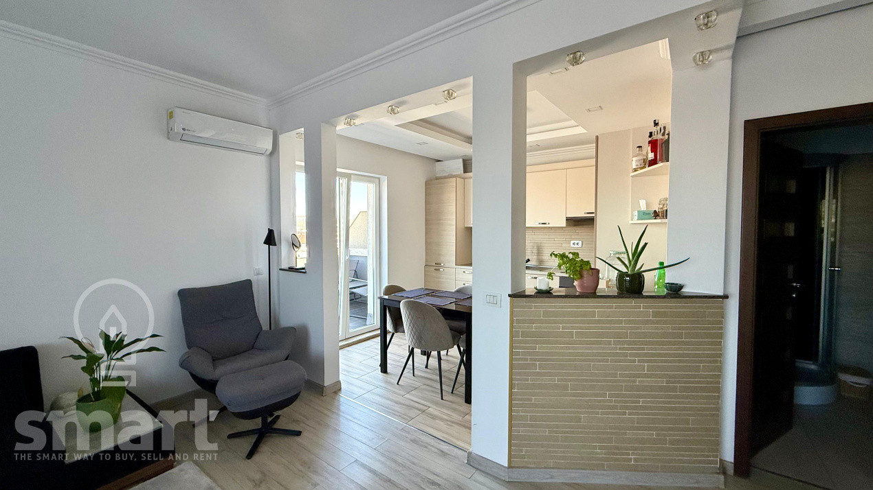 Apartament 3 camere cu terasa si vedere spre lac, zona Iulius Mall