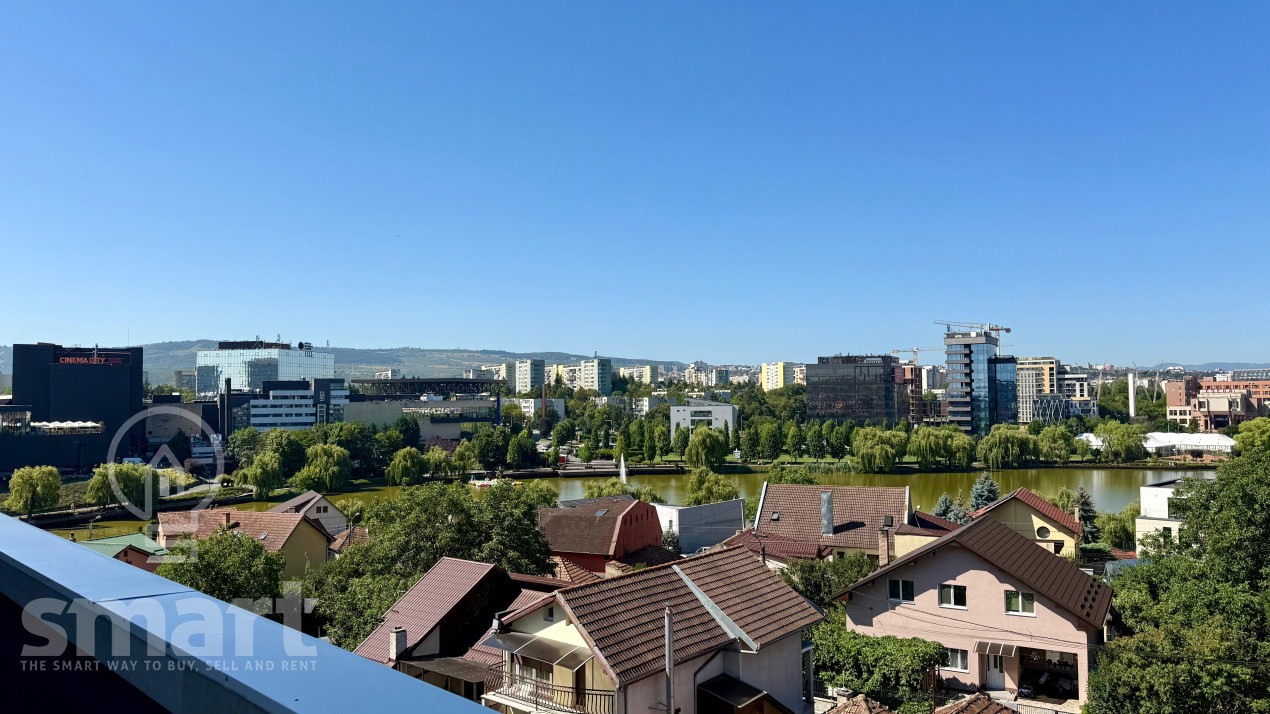Apartament 3 camere cu terasa si vedere spre lac, zona Iulius Mall