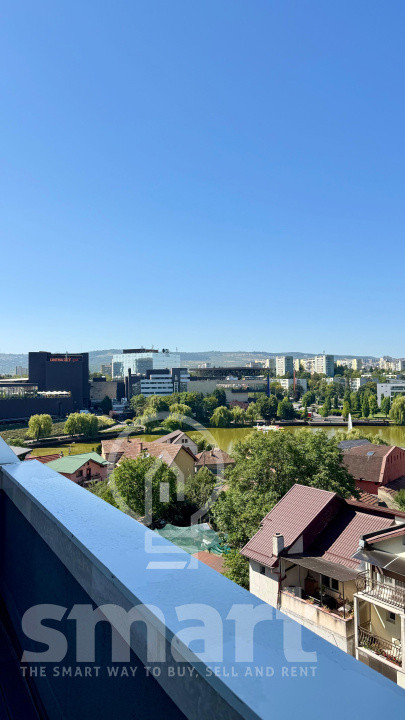 Apartament 3 camere cu terasa si vedere spre lac, zona Iulius Mall