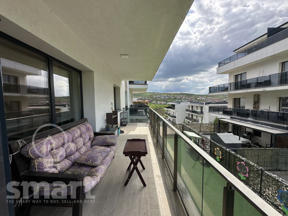 Apartament 2 camere cu terasa, parcare subterana Borhanci