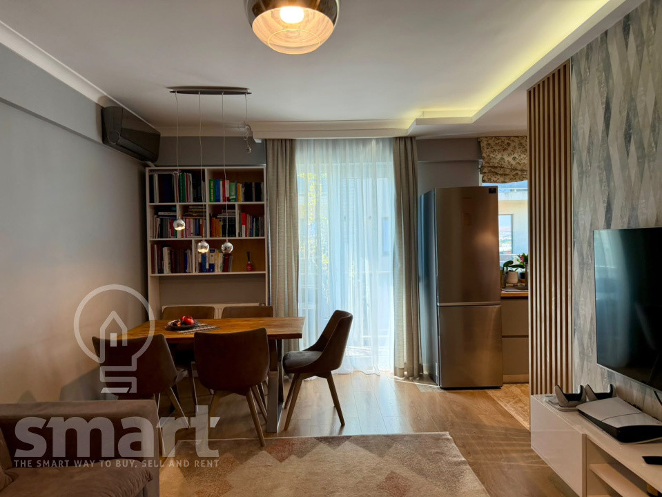 Apartament 3 camere Borhanci  finisat modern garaj subteran inclus 