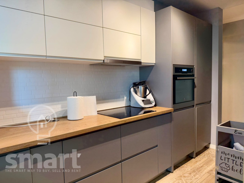 Apartament 3 camere Borhanci  finisat modern garaj subteran inclus 
