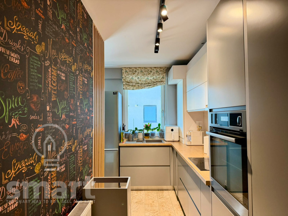 Apartament 3 camere Borhanci  finisat modern garaj subteran inclus 