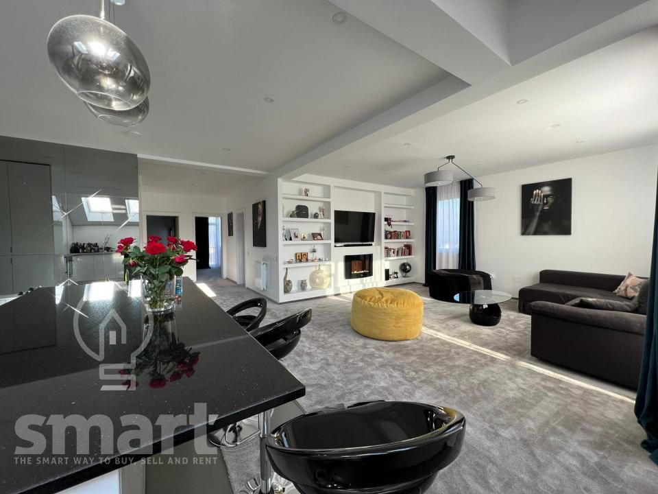Apartament de lux 3 camere,118mp, Buna Ziua +2 locuri parcare+boxa