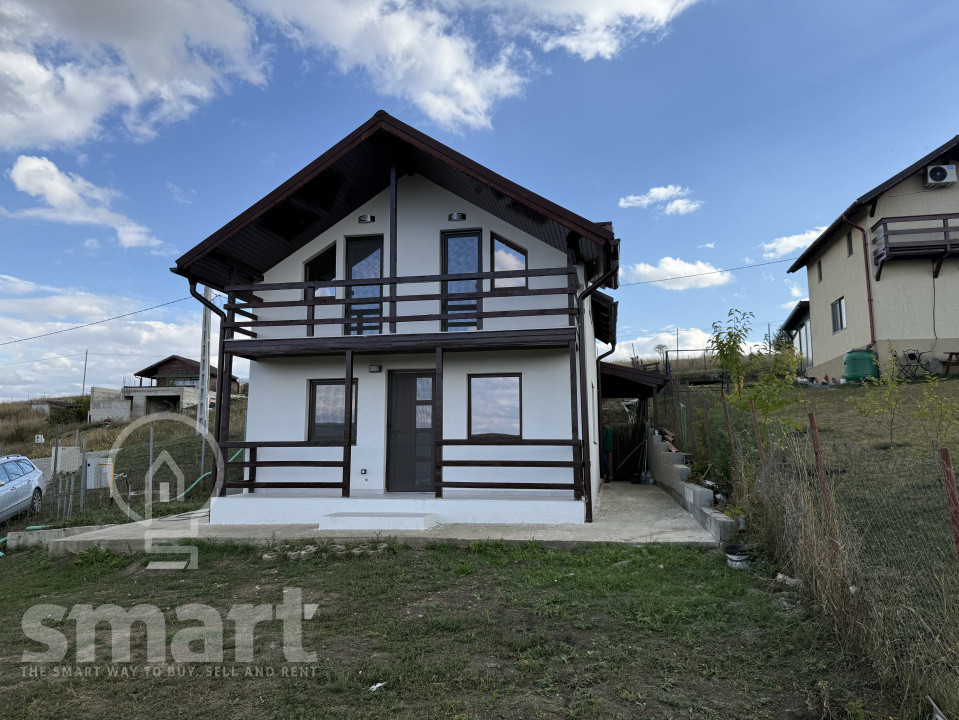 Casa P+M finalizata cu CF teren 573mp Campenesti