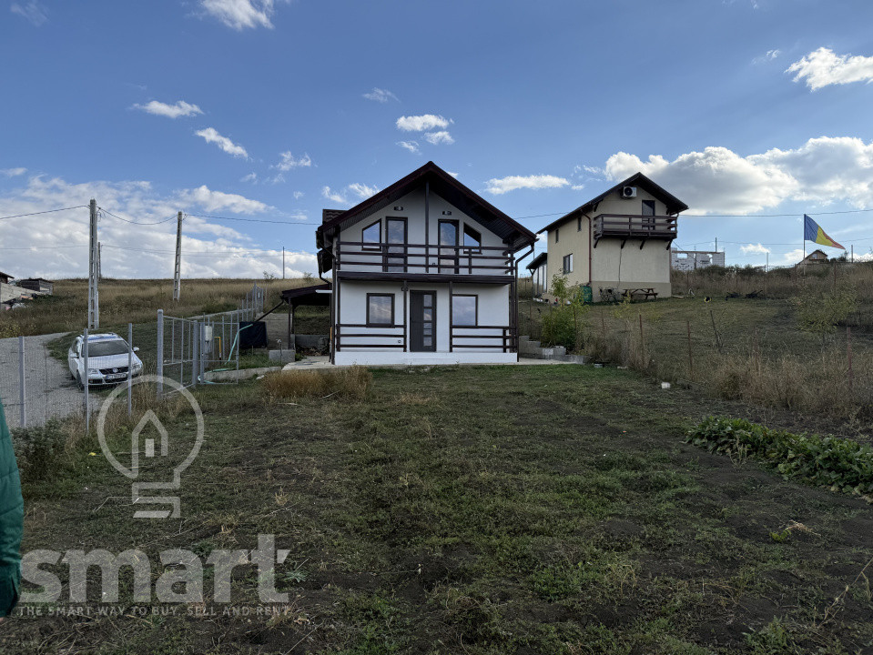 Casa P+M finalizata cu CF teren 573mp Campenesti