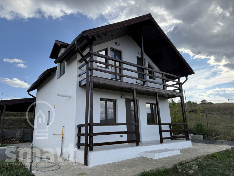 Casa P+M finalizata cu CF teren 573mp Campenesti
