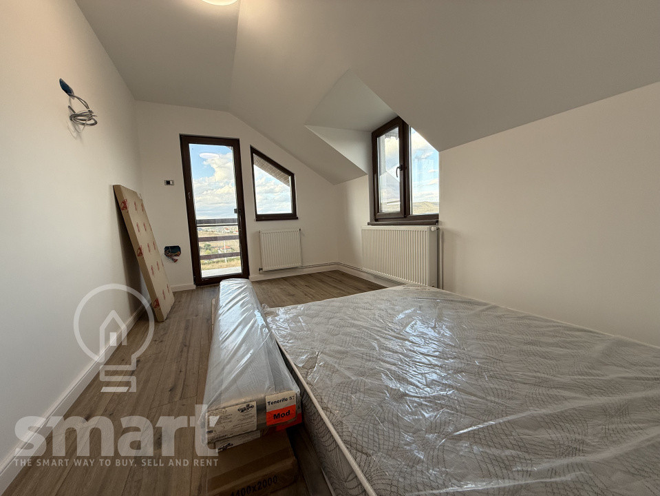 Casa P+M finalizata cu CF teren 573mp Campenesti