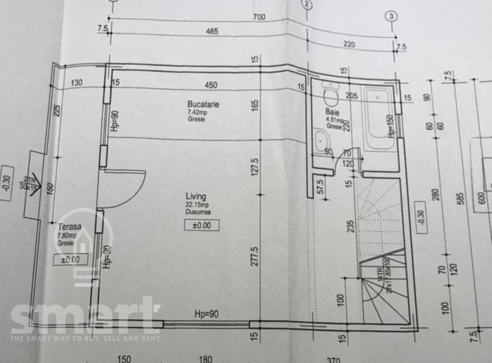 Casa P+M finalizata cu CF teren 573mp Campenesti