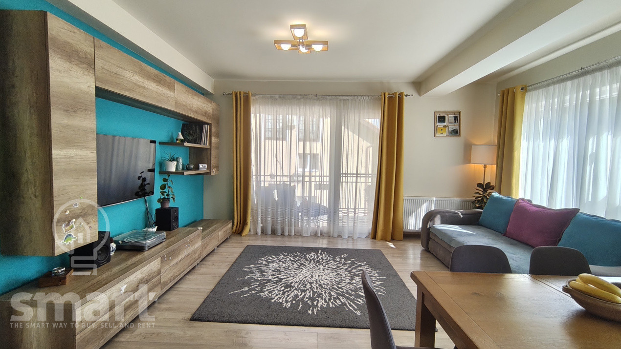 Apartament modern cu 3 camere  Mobilat și utilat complet  Parcare inclusă