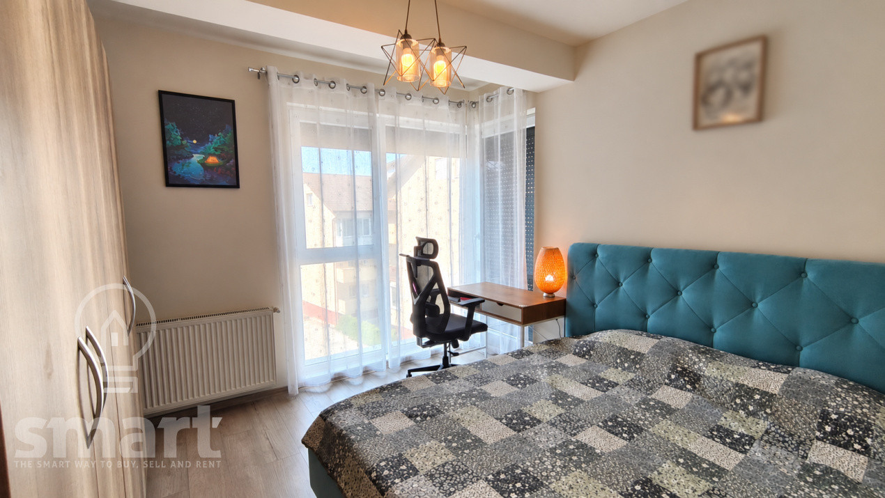 Apartament modern cu 3 camere  Mobilat și utilat complet  Parcare inclusă