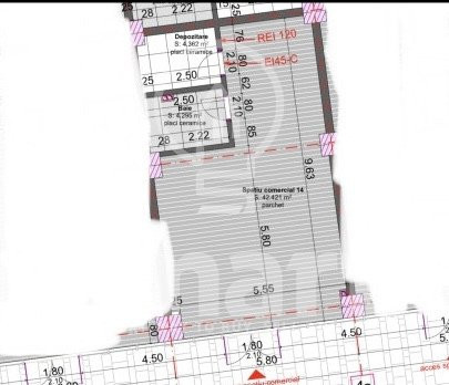 Spatiu comercial 51mp de vanzare  Marasti Fabricii