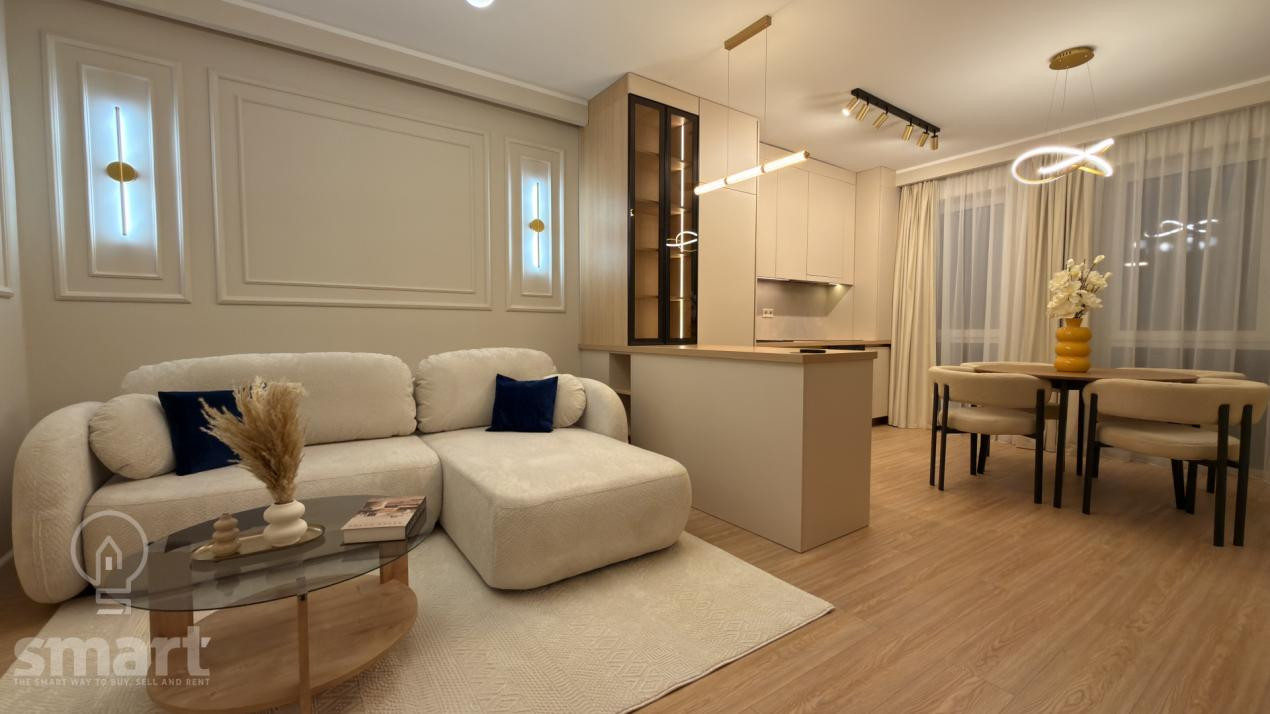 Apartament 2 camere , Floresti , zona Tineretului 54mp+ parcare
