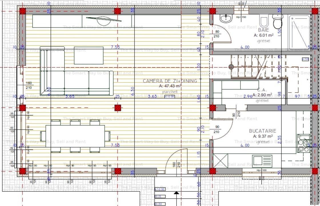 Casa tip duplex Chinteni