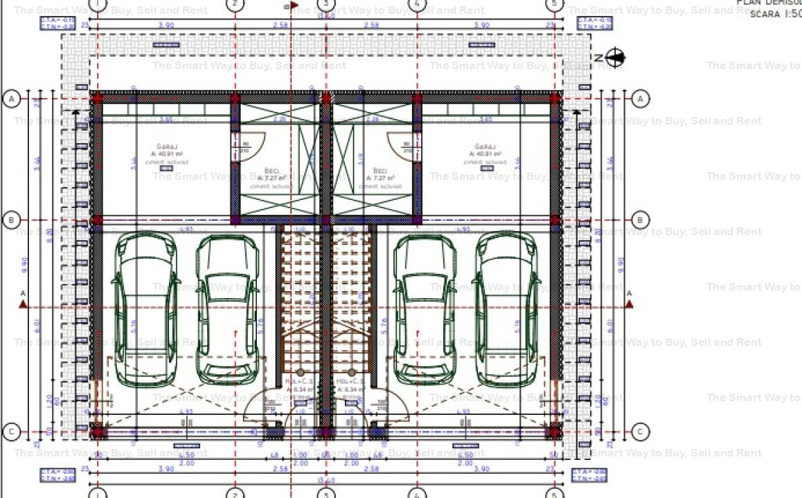 Casa tip duplex Chinteni