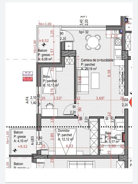 Apartament 3 camere Gheorgheni
