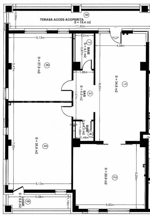 Spatiu comercial de inchiriat zona Vivo 142mp
