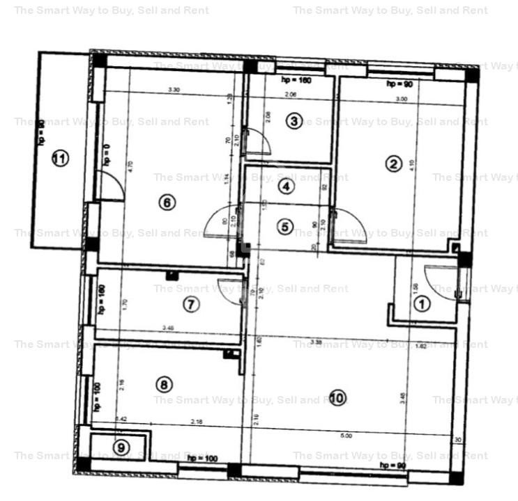 Apartament 3 camere 77mp bloc nou FINISAT Zorilor 