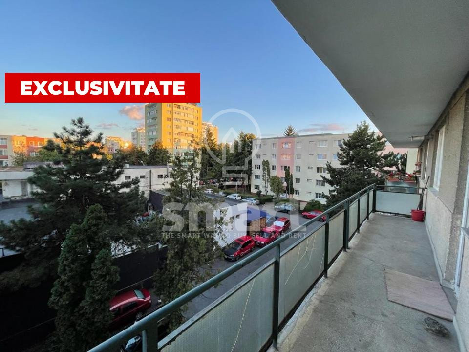 Apartament 2 camere Gheorgheni | balcon generos, centrală