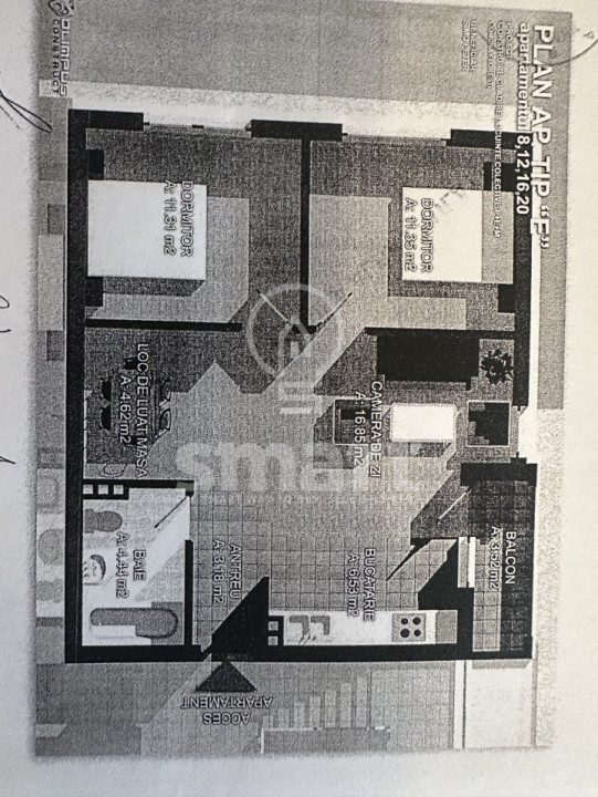 Apartament 3 camere cu parcare - Terra - Floresti